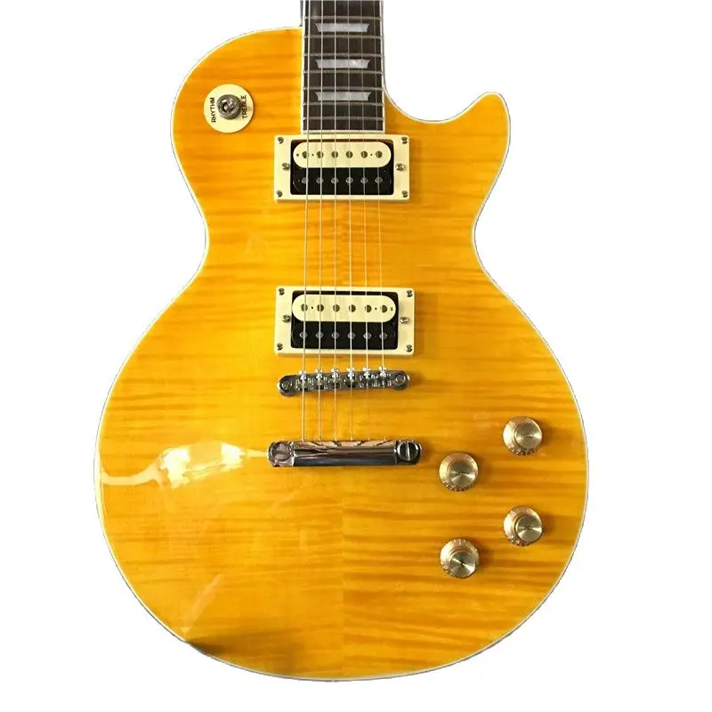 2021 High Quality FP-3101, Yellow Color, Solid Body With Maple Flame Top,Ebony Fretboard, Standard LP Electric Guitar
2021 High Quality FP-3101, Yellow Color, Solid Body With Maple Flame Top,Ebony Fretboard, Standard LP Electric Guitar