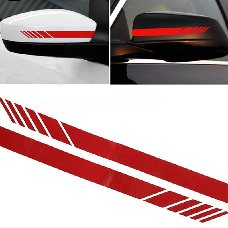 2Pcs Car Sticker Rearview Mirror Side Decal Stripe Vinyl Truck Vehicle Body Accessories Car Strip Sticker Reflective Stickers
2Pcs Car Sticker Rearview Mirror Side Decal Stripe Vinyl Truck Vehicle Body Accessories Car Strip Sticker Reflective Stickers