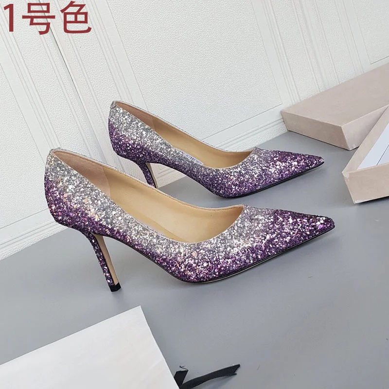 Crystal wedding shoes 2021 spring new net red thin high heel shallow mouth single shoes women's Sequin Bridesmaid shoes work
Crystal wedding shoes 2021 spring new net red thin high heel shallow mouth single shoes women's Sequin Bridesmaid shoes work