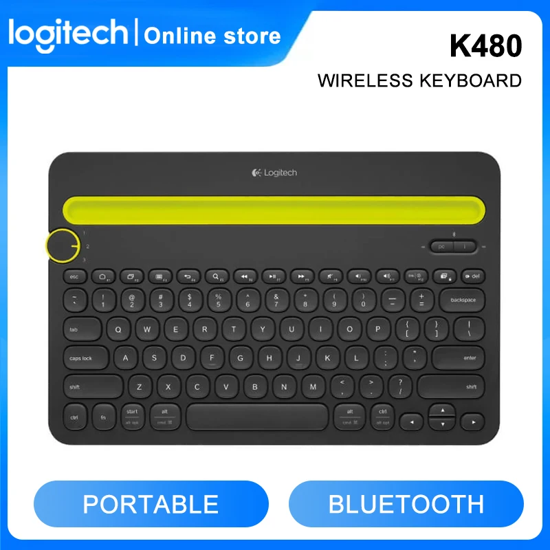 Беспроводная клавиатура Logitech K480 для нескольких устройств с портативной