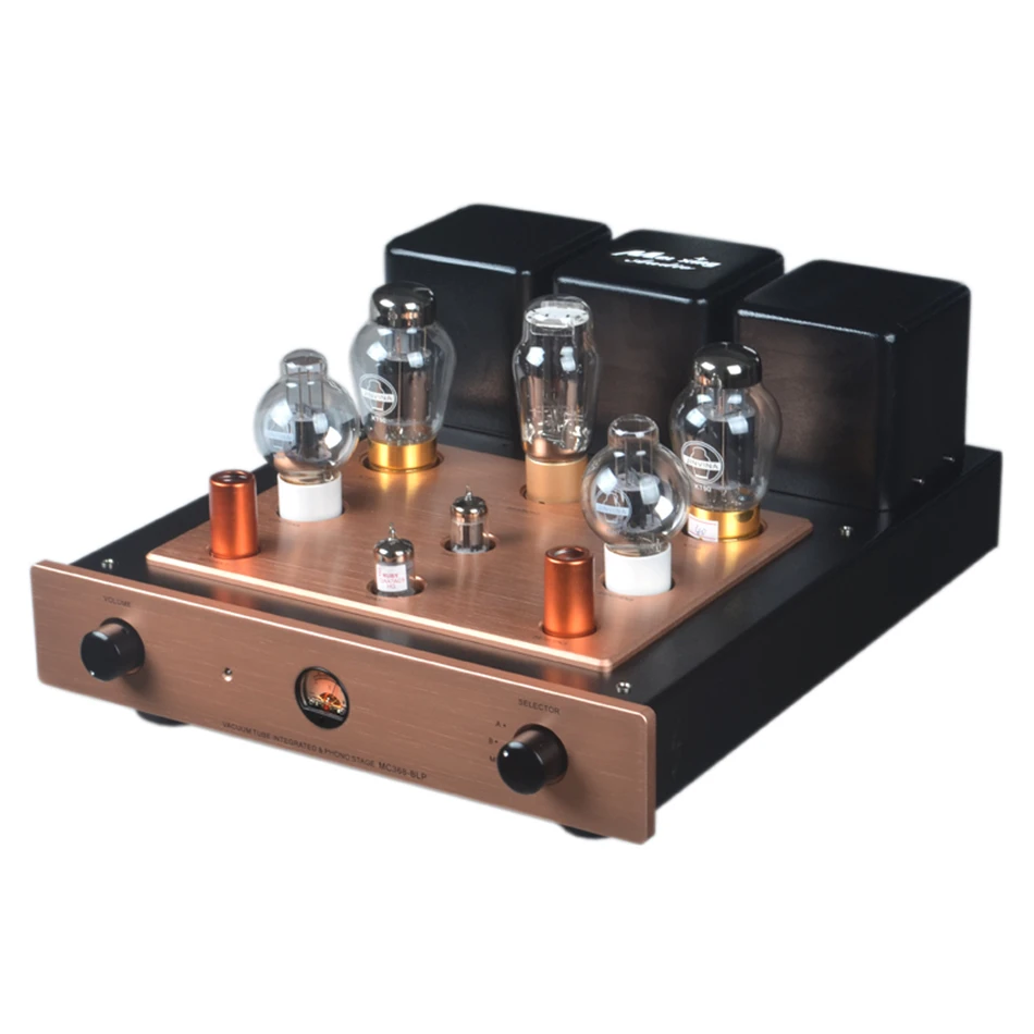 Meixing mingda MC368-BLP Vacuum Tube Integrate Amplifier Power AMP With MM input KT90 *2 5Z3/5U4G *1 18W*2
Meixing mingda MC368-BLP Vacuum Tube Integrate Amplifier Power AMP With MM input KT90 *2 5Z3/5U4G *1 18W*2