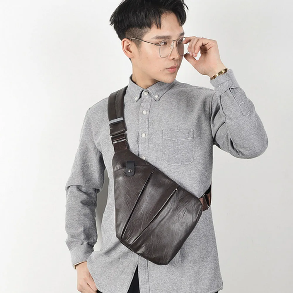 Sling Bag Crossbody Chest Shoulder Anti Theft Travel Bag for Men Women PU Leathe Boys Waterproof Portable Backpacks
Sling Bag Crossbody Chest Shoulder Anti Theft Travel Bag for Men Women PU Leathe Boys Waterproof Portable Backpacks