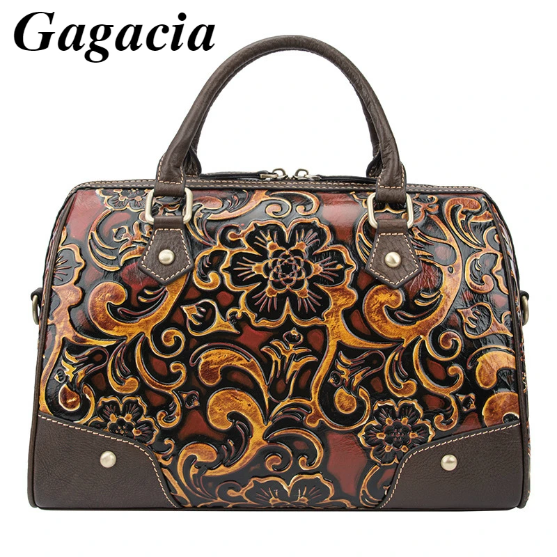GAGACIA Women's Luxury Handbag Genuine Leather Retro Hand Bag For Women Handmade Embossing Shoulder Crossbody Bags Cow Leather
GAGACIA Women's Luxury Handbag Genuine Leather Retro Hand Bag For Women Handmade Embossing Shoulder Crossbody Bags Cow Leather