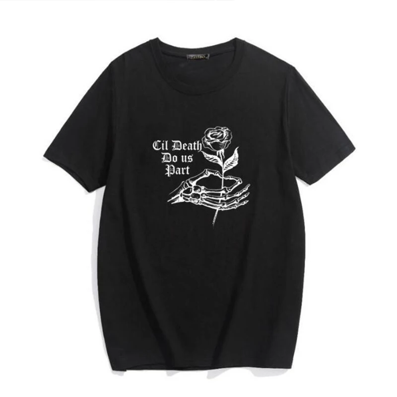 Skeleton Gothic Print Grunge Punk Dark Black Top Female Vintage Streetwear Fashion T Shirts Cotton Oversized Women T-Shirt Tee
Skeleton Gothic Print Grunge Punk Dark Black Top Female Vintage Streetwear Fashion T Shirts Cotton Oversized Women T-Shirt Tee