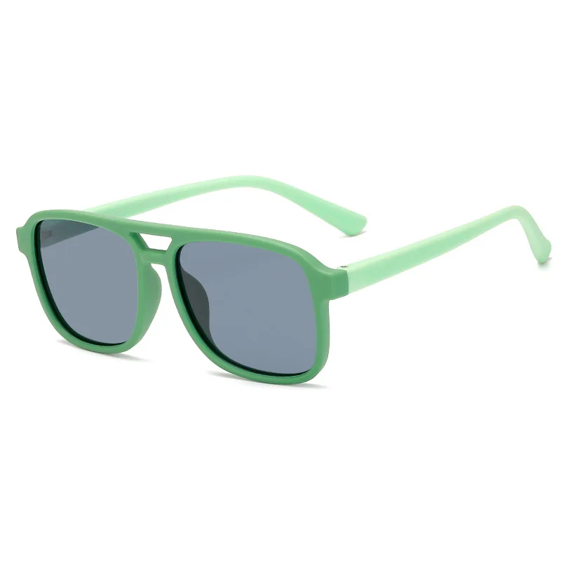 

2021 New Silicone PC Fashion Polarized Sunglasses Baby Glasses Cartoon UV400 Sunglasses 1025