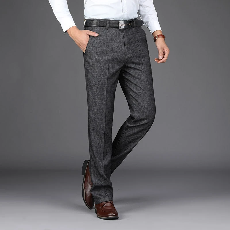 Iron Anti-Wrinkle Non Dress Suit Pants Men Summer Spring Business Formal Trousers Male Straight Stretch 66% Cotton 2020
Iron Anti-Wrinkle Non Dress Suit Pants Men Summer Spring Business Formal Trousers Male Straight Stretch 66% Cotton 2020