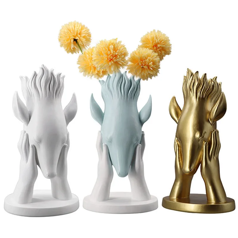 Скандинавская креативная модель головы оленя, художественная ваза, полимерная ваза для цветов, гидропонное устройство, настольное ремесло,...
Скандинавская креативная модель головы оленя, художественная ваза, полимерная ваза для цветов, гидропонное устройство, настольное ремесло,...