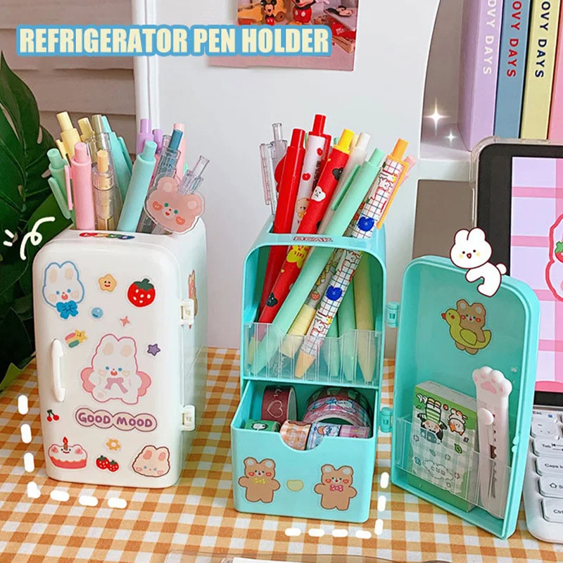 Kawaii Desk Organizer Refrigerator Pen Holder Student Cute Desktop Organizer Creative Storage Tube Pencil Case Large-capacity
Kawaii Desk Organizer Refrigerator Pen Holder Student Cute Desktop Organizer Creative Storage Tube Pencil Case Large-capacity