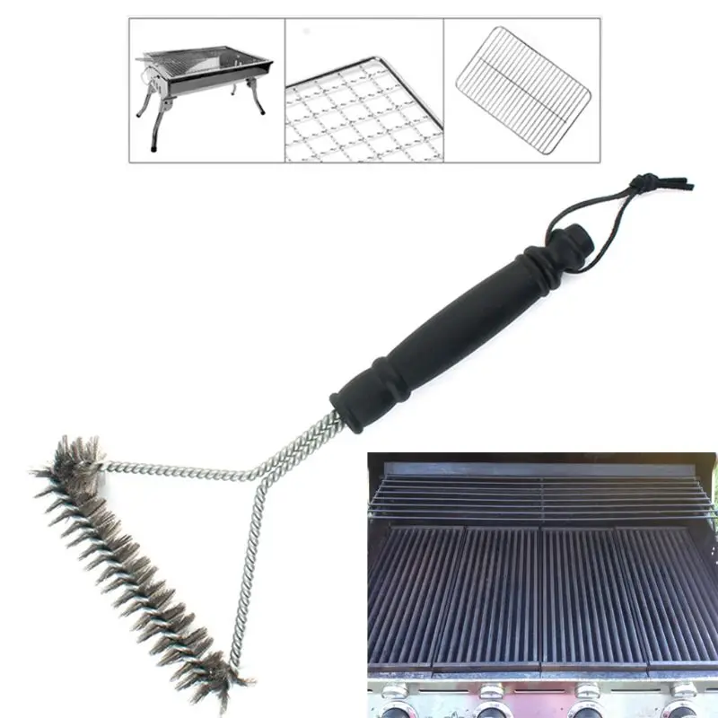 Решетка для барбекю, 11 дюймов, нержавеющая сталь проволочная щетки для чистки, приспособления для барбекю K1KD 
Решетка для барбекю, 11 дюймов, нержавеющая сталь проволочная щетки для чистки, приспособления для барбекю K1KD
