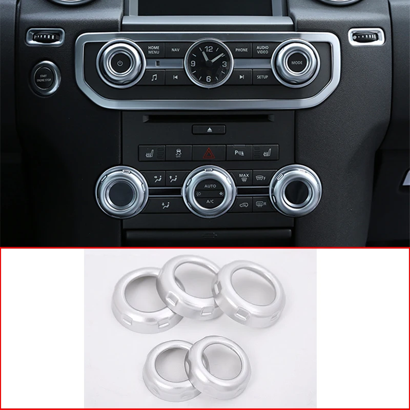 5pcs For Land Rover Discovery 4 LR4 Range Rover Sport Freelander 2 ABS Chrome Volume Air Conditioning Knob Cover Trim Accessorie
5pcs For Land Rover Discovery 4 LR4 Range Rover Sport Freelander 2 ABS Chrome Volume Air Conditioning Knob Cover Trim Accessorie