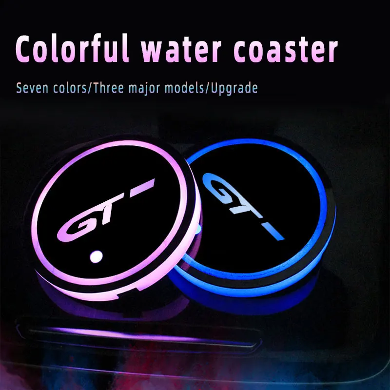 Car Logo Led Atmosphere Light 7 Colorful Cup Luminous Coaster Holder For KIA GT - Stinger 2011-2019 2020 2021 Auto Accessories
Car Logo Led Atmosphere Light 7 Colorful Cup Luminous Coaster Holder For KIA GT - Stinger 2011-2019 2020 2021 Auto Accessories