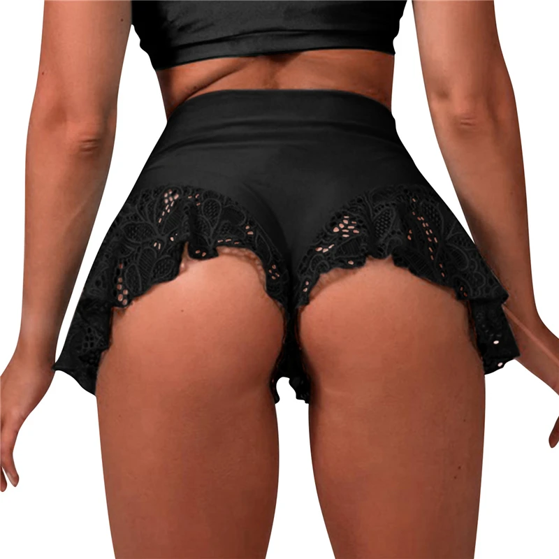 Sexy High Waist Shorts New Women'S Lace Solid Color Ruffle Dance Shorts Shorts Mini Tight Bottom Summer Mature Clothes
Sexy High Waist Shorts New Women'S Lace Solid Color Ruffle Dance Shorts Shorts Mini Tight Bottom Summer Mature Clothes