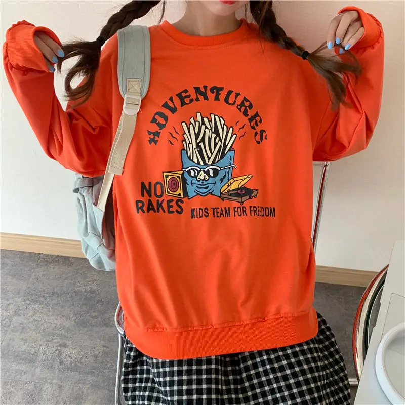American Funny Fries Cartoon Letter Printed Sweatshirt New Hip Hop Streetwear Long Sleeve Tops 2021 New Harajuku Teens Clothes
American Funny Fries Cartoon Letter Printed Sweatshirt New Hip Hop Streetwear Long Sleeve Tops 2021 New Harajuku Teens Clothes