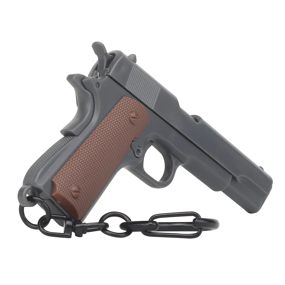 Tactical Pistol Shape Keychain Mini Portable Decorations Detachable 1911 M92 Gun Weapon Keyring Key Chain Ring
Tactical Pistol Shape Keychain Mini Portable Decorations Detachable 1911 M92 Gun Weapon Keyring Key Chain Ring
