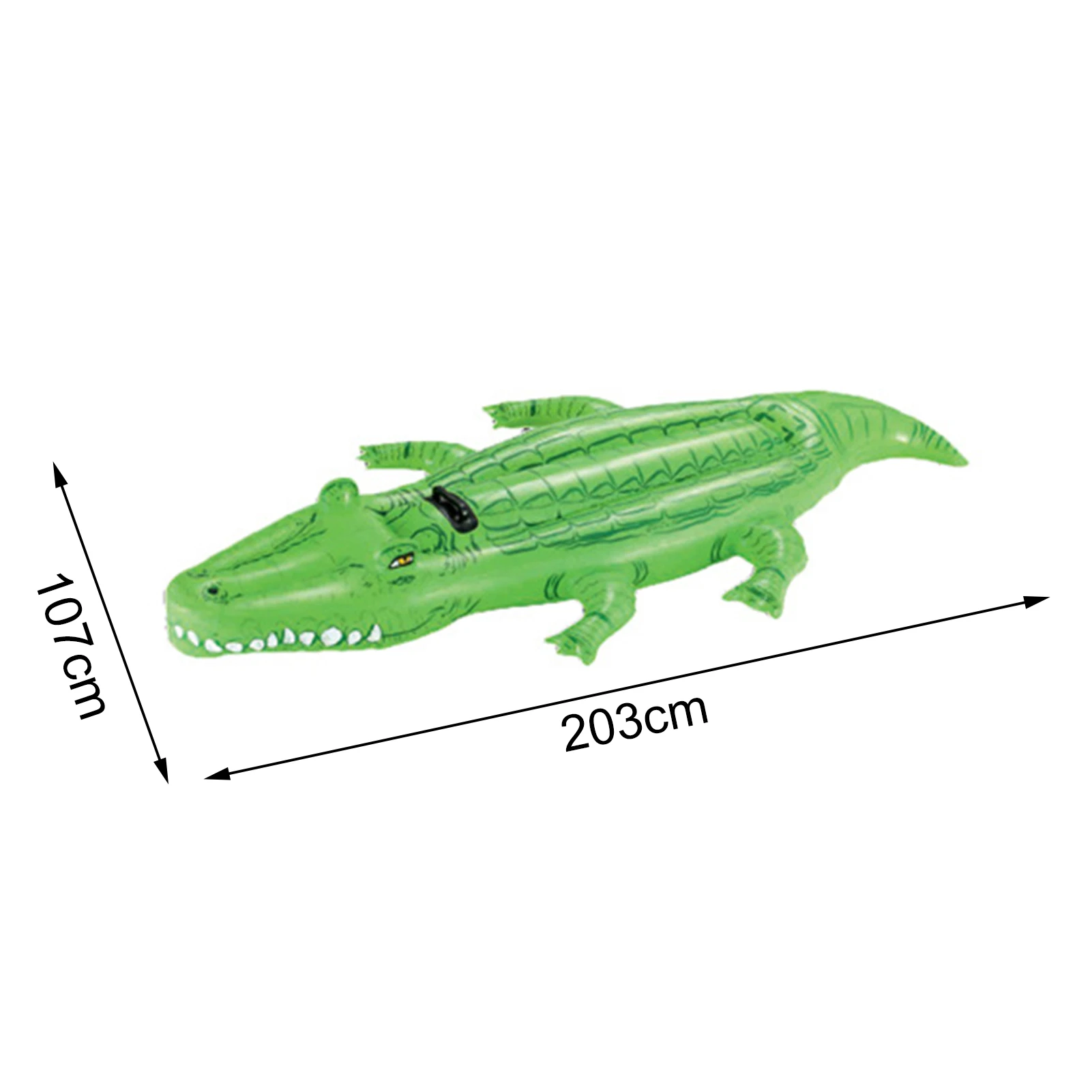 Inflatable Crocodile Pool Float Ride-on Pool Float Pvc Swimming Pool Floating Bed 203x107cm Summer Toy For Party For Boys Girls
Inflatable Crocodile Pool Float Ride-on Pool Float Pvc Swimming Pool Floating Bed 203x107cm Summer Toy For Party For Boys Girls