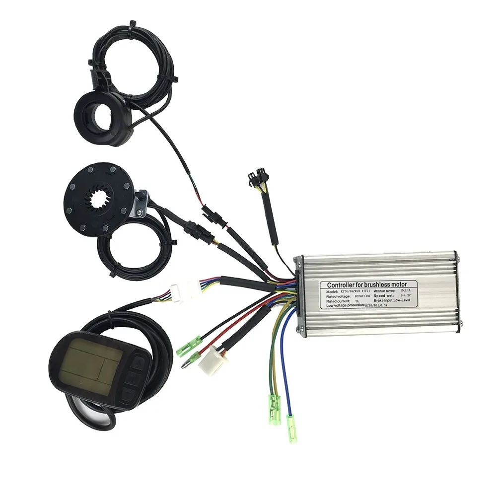 Electric Bike Controller 36V 48V15A SM KT LCD5 Display PAS 8 Signal Sensor Thumb Throttle Set For 250W Brushless Hub Motor Part
Electric Bike Controller 36V 48V15A SM KT LCD5 Display PAS 8 Signal Sensor Thumb Throttle Set For 250W Brushless Hub Motor Part