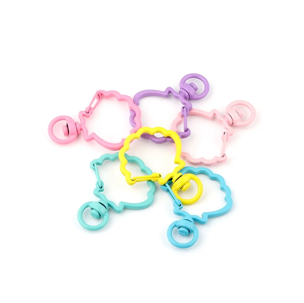 5Pcs Colorful Metal Shell Shape Lobster Clasp Hooks Key Rings Connectors for DIY Keychain Jewelry Making Findings Accessories
5Pcs Colorful Metal Shell Shape Lobster Clasp Hooks Key Rings Connectors for DIY Keychain Jewelry Making Findings Accessories