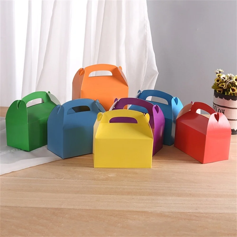 2pcs Paper Gable Boxes Wedding Birthday Party Favor Goodie Candy Buffet Cake Box Gift Bag with Handle
2pcs Paper Gable Boxes Wedding Birthday Party Favor Goodie Candy Buffet Cake Box Gift Bag with Handle