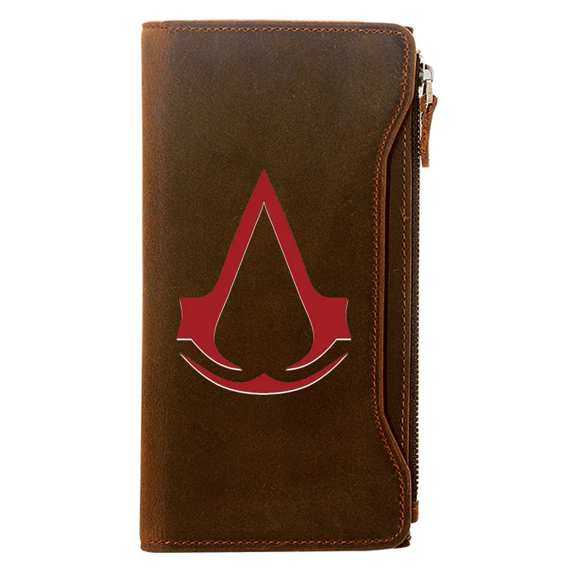 Classic Assassin Symbol Printing Genuine Leather Wallet Men Long Purse With Phone Bag Zipper Card Holder Clutch
Classic Assassin Symbol Printing Genuine Leather Wallet Men Long Purse With Phone Bag Zipper Card Holder Clutch