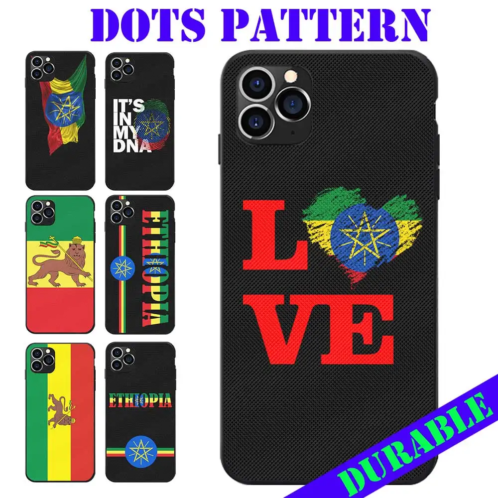 Dots Patterned TPU Phone Cases For iPhone 6 7 8 S XR X Plus 11 Pro Max Ethiopia National Flag Coat Of Arms
Dots Patterned TPU Phone Cases For iPhone 6 7 8 S XR X Plus 11 Pro Max Ethiopia National Flag Coat Of Arms