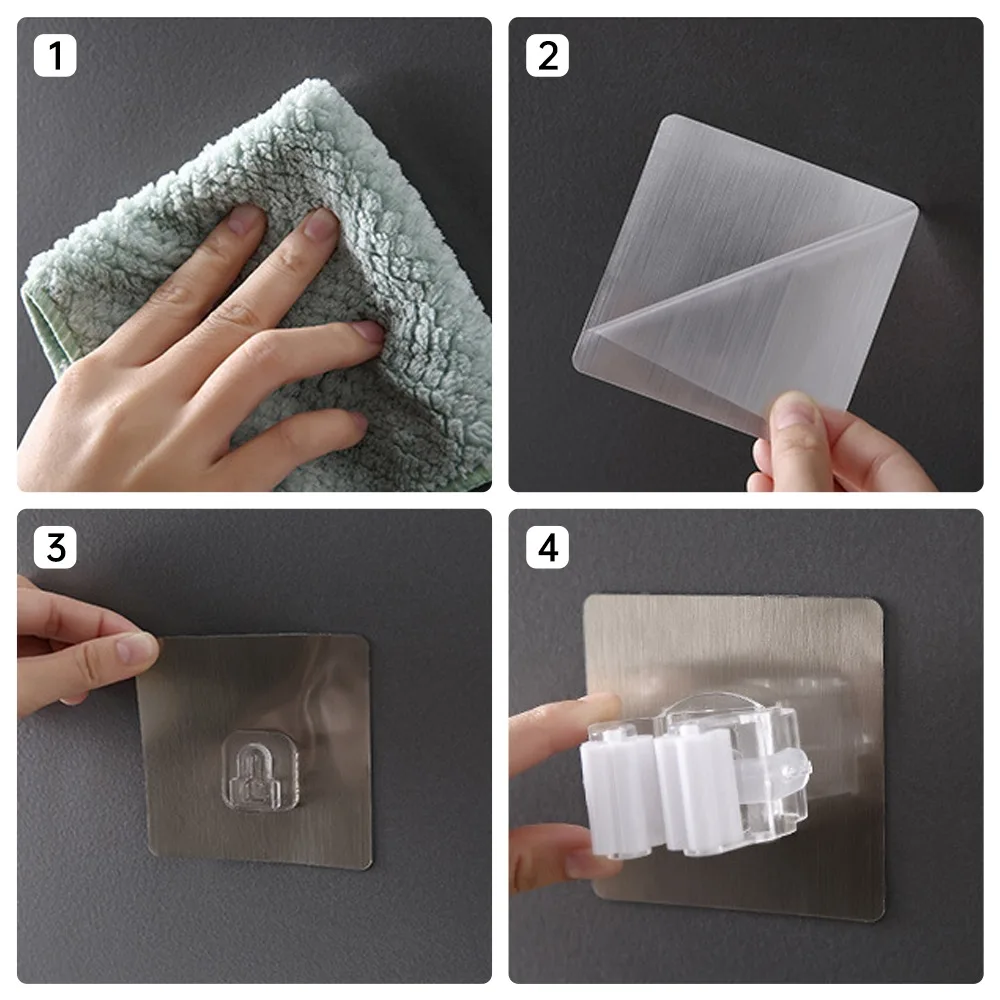 Adhesive Multi-Purpose Hooks Wall Mounted Mop Organizer Holder RackBrush Broom Hanger Hook Kitchen bathroom Strong Hooks
Adhesive Multi-Purpose Hooks Wall Mounted Mop Organizer Holder RackBrush Broom Hanger Hook Kitchen bathroom Strong Hooks