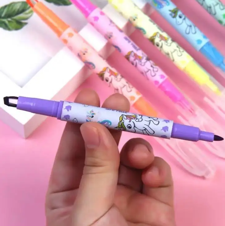 6 Pcs/pack Kawaii Unicorn Flamingo 6 Colors Double Headed Fluorescent Art Marker Pen Highlighter Pens Colorful Gift Stationary
6 Pcs/pack Kawaii Unicorn Flamingo 6 Colors Double Headed Fluorescent Art Marker Pen Highlighter Pens Colorful Gift Stationary