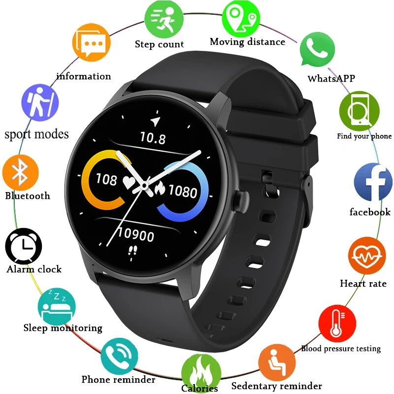 2021 New Smart Watch Men Full Touch Screen Sports Fitness Watch IP67 Waterproof Bluetooth For Android ios smartwatch Mens+Box
2021 New Smart Watch Men Full Touch Screen Sports Fitness Watch IP67 Waterproof Bluetooth For Android ios smartwatch Mens+Box
