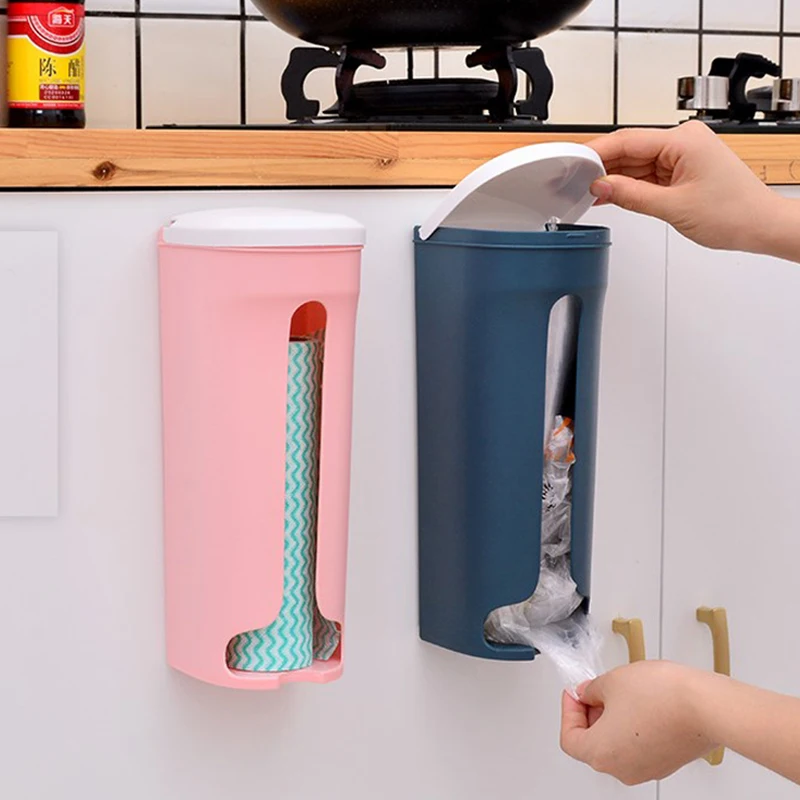 Wall Mounted Trash Bag Storage Box Garbag Bag Plastic Sack Collector Disposable Rags Roll Paper Organizer Kitchen Accessories
Wall Mounted Trash Bag Storage Box Garbag Bag Plastic Sack Collector Disposable Rags Roll Paper Organizer Kitchen Accessories