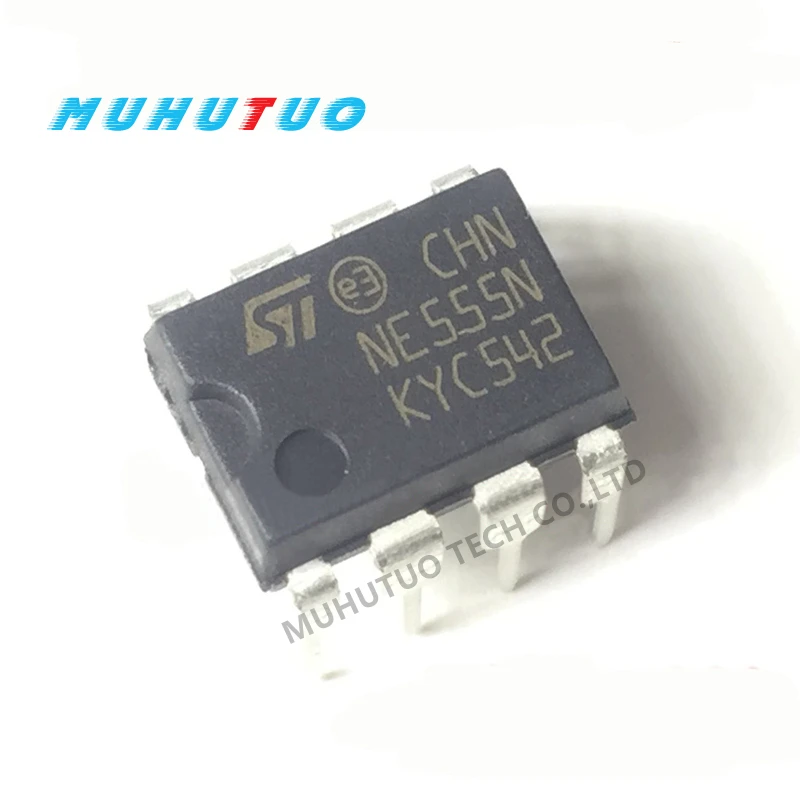 10PCS NE555N NE555P direct insert DIP8 pin single high precision timer chip IC integrated block 
10PCS NE555N NE555P direct insert DIP8 pin single high precision timer chip IC integrated block