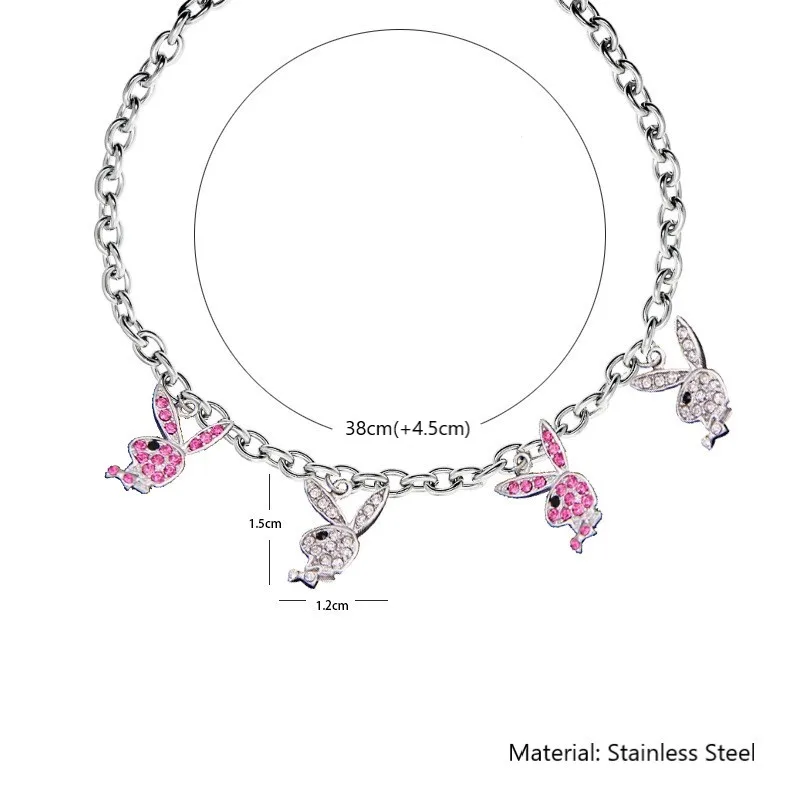 2020 new Hit Stainless Steel Hippop Necklace Rabbit Bunny Pendant Necklace Party Jewelry Collier Femme
2020 new Hit Stainless Steel Hippop Necklace Rabbit Bunny Pendant Necklace Party Jewelry Collier Femme