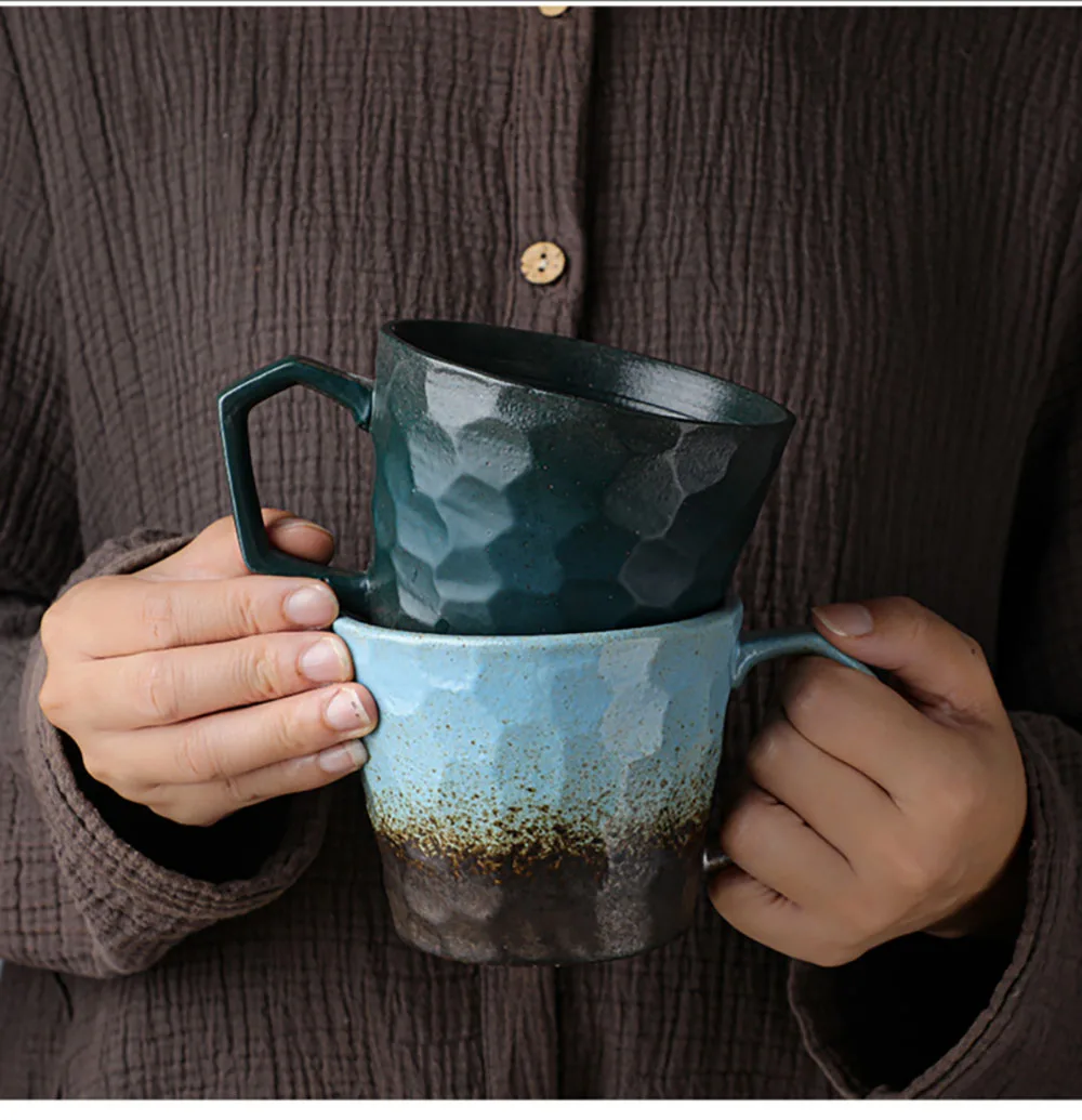 Ceramic Hanging Ear Coffee Cup Japanese-style Retro Handmade Stoneware Mug Household Large-capacity Water Mug Tea Cups Gift
Ceramic Hanging Ear Coffee Cup Japanese-style Retro Handmade Stoneware Mug Household Large-capacity Water Mug Tea Cups Gift