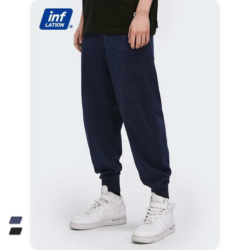 INFLATION Black Sweatpant For Men Joggers Pants 2021 Casual Elastic Waist Sweatpants With Pocket Men Hip Hop Pants 3681S21
INFLATION Black Sweatpant For Men Joggers Pants 2021 Casual Elastic Waist Sweatpants With Pocket Men Hip Hop Pants 3681S21