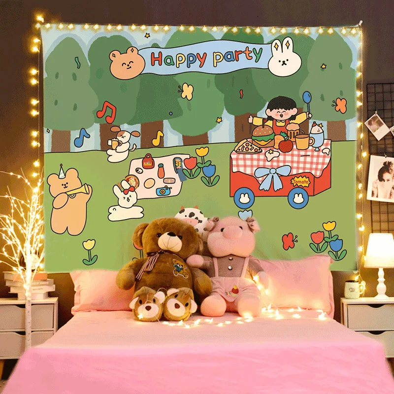 Kawaii Birthday Party Room Decor Tapestry Background Cloth Student Dormitory Decoration Wall Cloth Home Decoration
Kawaii Birthday Party Room Decor Tapestry Background Cloth Student Dormitory Decoration Wall Cloth Home Decoration
