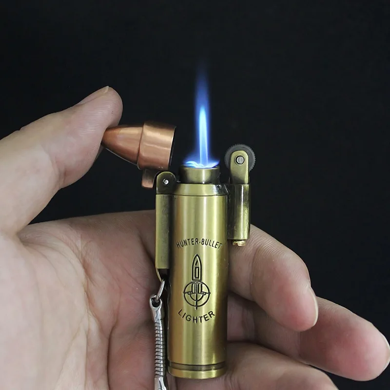 Bullet Torch Turbo Lighter Metal Butane Cigar Lighter Retro Gas Cigarette 1300 C Windproof Lighter Smoking Accessories
Bullet Torch Turbo Lighter Metal Butane Cigar Lighter Retro Gas Cigarette 1300 C Windproof Lighter Smoking Accessories