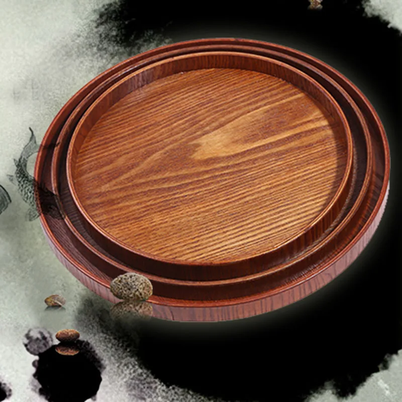 Solid Wood Round Plate Tea Fruit Food Bakery Serving Tray Dishes Platter Plate LB88
Solid Wood Round Plate Tea Fruit Food Bakery Serving Tray Dishes Platter Plate LB88