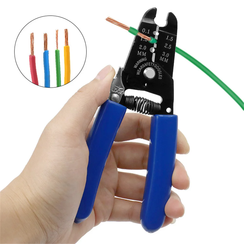 Multi-function Wire Stripping Tool Crimping Pliers Wire Cable Stripper Spring Design Easy to Work and Flexible
Multi-function Wire Stripping Tool Crimping Pliers Wire Cable Stripper Spring Design Easy to Work and Flexible