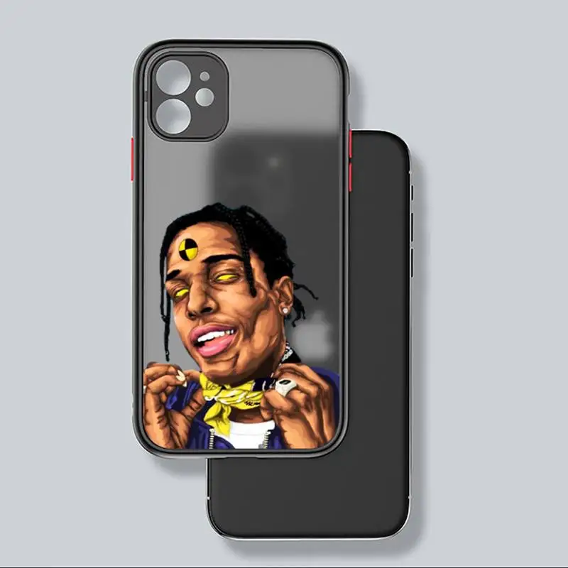 Rocky Rapper ASAP Mob Asap singer Phone Case black matte transparent For iPhone 7 8 x xs xr 11 12 pro plus mini max Clear Funda
Rocky Rapper ASAP Mob Asap singer Phone Case black matte transparent For iPhone 7 8 x xs xr 11 12 pro plus mini max Clear Funda