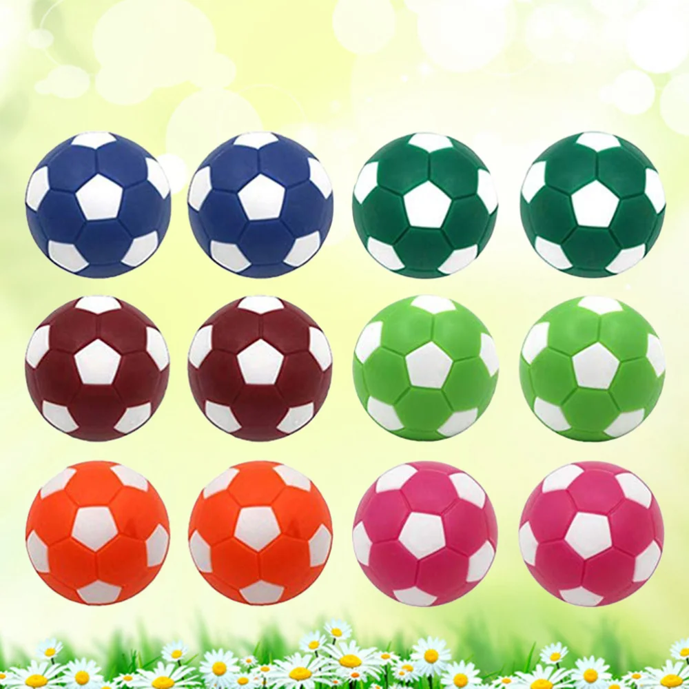 12pcs Mini Colorful Table Soccer Footballs Replacement Balls Tabletop Game 36mm Mini Soccer
12pcs Mini Colorful Table Soccer Footballs Replacement Balls Tabletop Game 36mm Mini Soccer