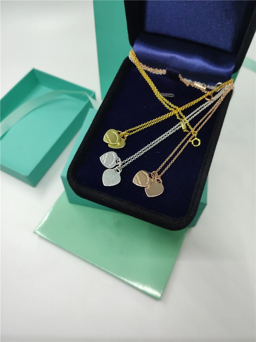 2021 trendy luxury brand original necklace letter wedding necklace couple double heart necklace and pendants for women sets
2021 trendy luxury brand original necklace letter wedding necklace couple double heart necklace and pendants for women sets