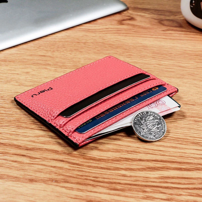 New Cow Leather ID Card Holder Candy Color Bank Credit Card Gift Box Multi Slot Slim Card Case
New Cow Leather ID Card Holder Candy Color Bank Credit Card Gift Box Multi Slot Slim Card Case