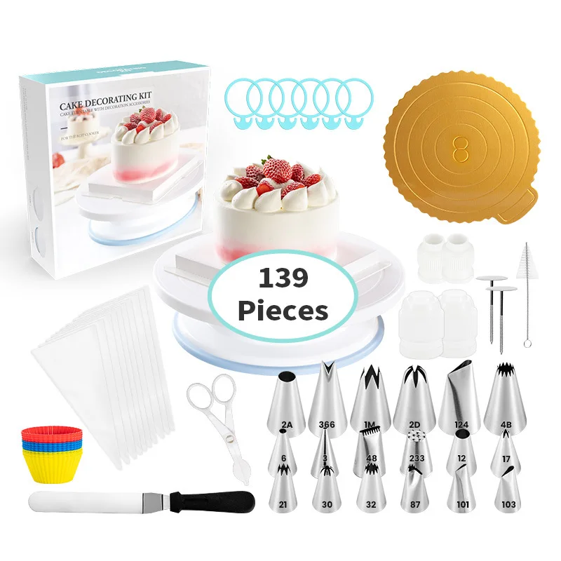 Set Of Cake Decorating Skills 139 Pastry Bag Sweet Pastry Accessories Steel Stainless Steel Cooking Cream Kichen Tool
Set Of Cake Decorating Skills 139 Pastry Bag Sweet Pastry Accessories Steel Stainless Steel Cooking Cream Kichen Tool