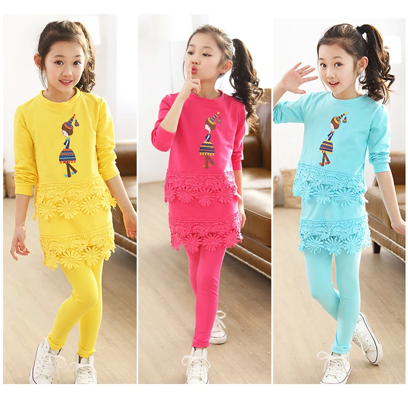 2023 New Spring Girls Clothing Sets 2-9 Years Old Cartoon Little Girl Long Sleeve Shirt + Pants 2Pcs Kids Suit Children
2023 New Spring Girls Clothing Sets 2-9 Years Old Cartoon Little Girl Long Sleeve Shirt + Pants 2Pcs Kids Suit Children