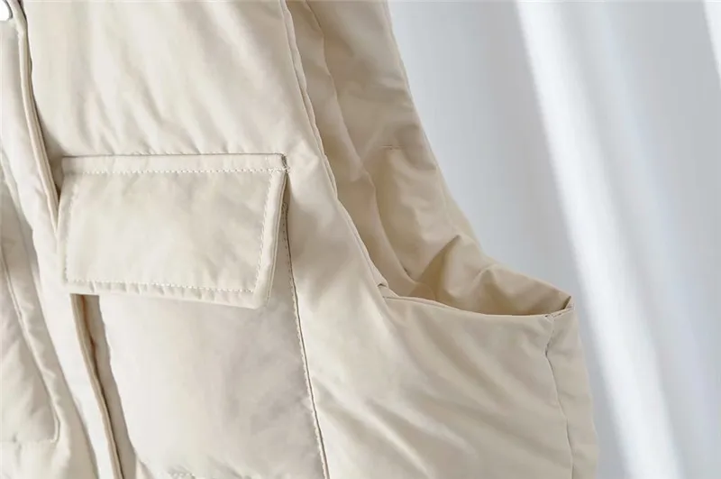 Winter Spring 2020 Korean Loose Thickening Stand Collar Long Waist Cotton Waistcoat Women Vest Jacket Girls Autumn Coat m795 
Winter Spring 2020 Korean Loose Thickening Stand Collar Long Waist Cotton Waistcoat Women Vest Jacket Girls Autumn Coat m795