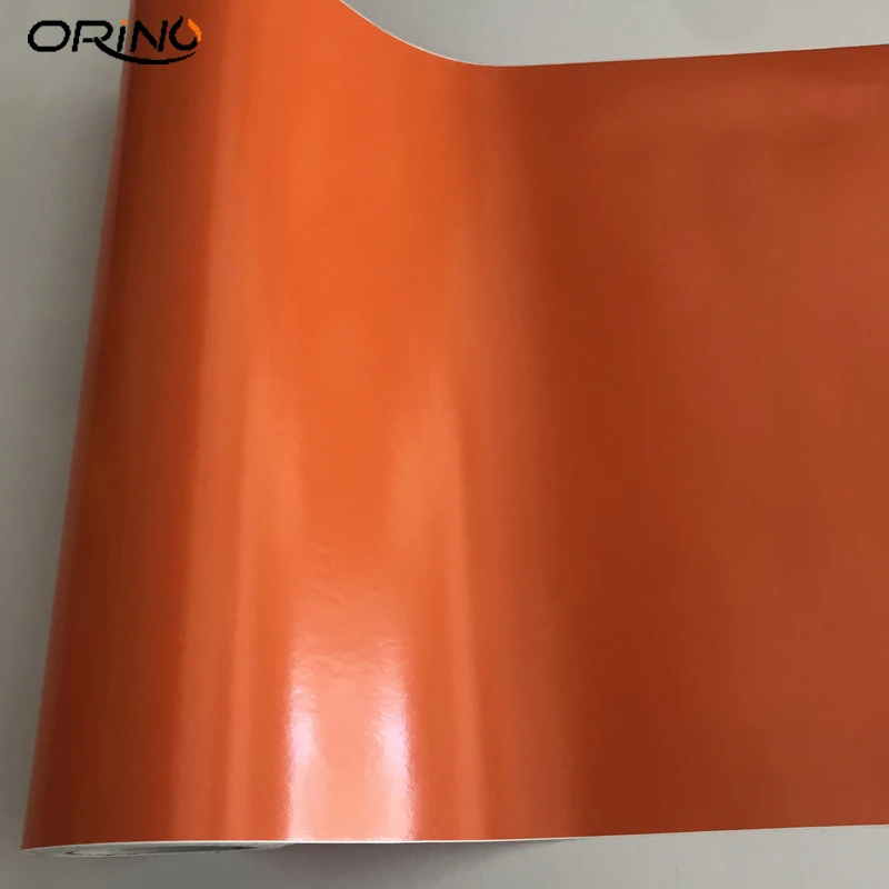 Orange Gloss Realistic Paint-Like Vinyl Wrap Roll with Air Release Technology For Car Wrapping Sticker
Orange Gloss Realistic Paint-Like Vinyl Wrap Roll with Air Release Technology For Car Wrapping Sticker