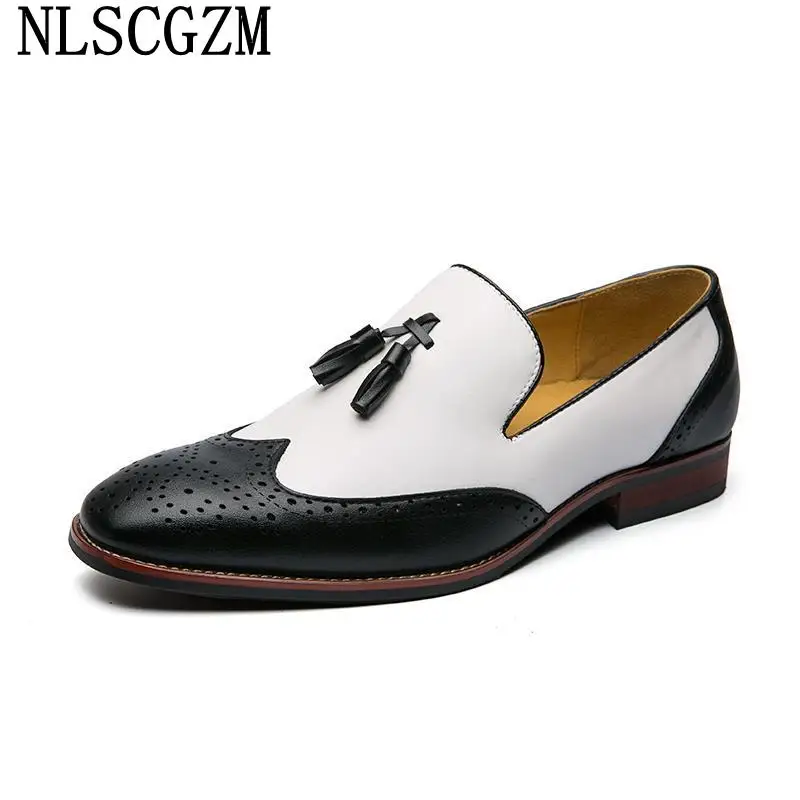 Loafers Business Shoes Men Tassel Dress Shoes for Men 2023 Brogue Leather Shoes Men Formal Chaussure De Homme Sapato Masculino
Loafers Business Shoes Men Tassel Dress Shoes for Men 2023 Brogue Leather Shoes Men Formal Chaussure De Homme Sapato Masculino
