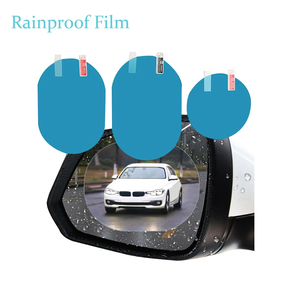 2 Pcs Rainproof Film For Car Car Sticker Rearview Mirror Car Rearview Mirror Rain Film Clear Sight In Rainy Days Car Film 
2 Pcs Rainproof Film For Car Car Sticker Rearview Mirror Car Rearview Mirror Rain Film Clear Sight In Rainy Days Car Film