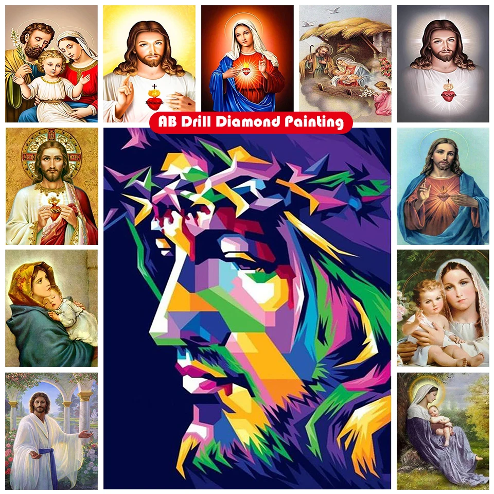 Zipper Bag 5D DIY AB Diamond Painting Kit Religious Jesus Our Lady Full Circle Diamond Embroidery Mosaic Home Decoration
Zipper Bag 5D DIY AB Diamond Painting Kit Religious Jesus Our Lady Full Circle Diamond Embroidery Mosaic Home Decoration