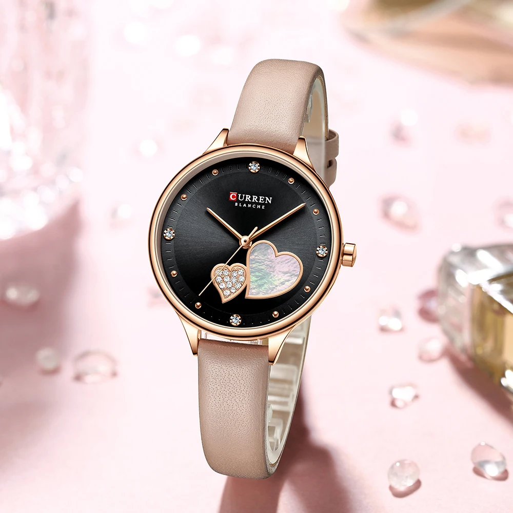 CURREN Women Watches Fashion Luxury Watch Stylish Vintage Leather Strap High Quality Analog Quartz Ladies Clock Woman Wristwatch
CURREN Women Watches Fashion Luxury Watch Stylish Vintage Leather Strap High Quality Analog Quartz Ladies Clock Woman Wristwatch