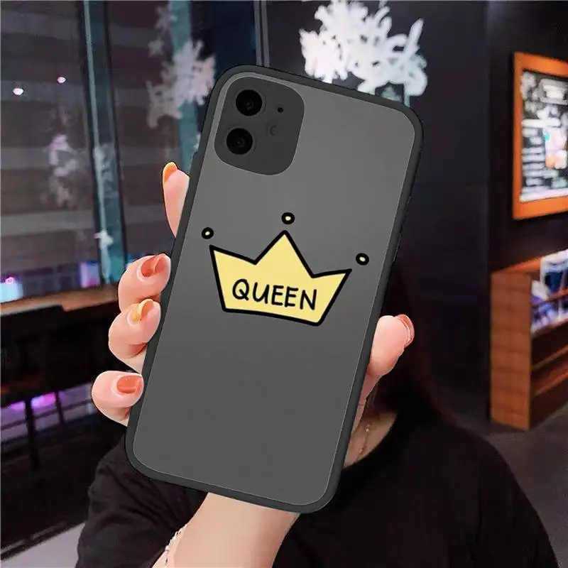 Princess crown Phone Case matte transparent For iphone 7 8 11 12 plus mini x xs xr pro max cover
Princess crown Phone Case matte transparent For iphone 7 8 11 12 plus mini x xs xr pro max cover