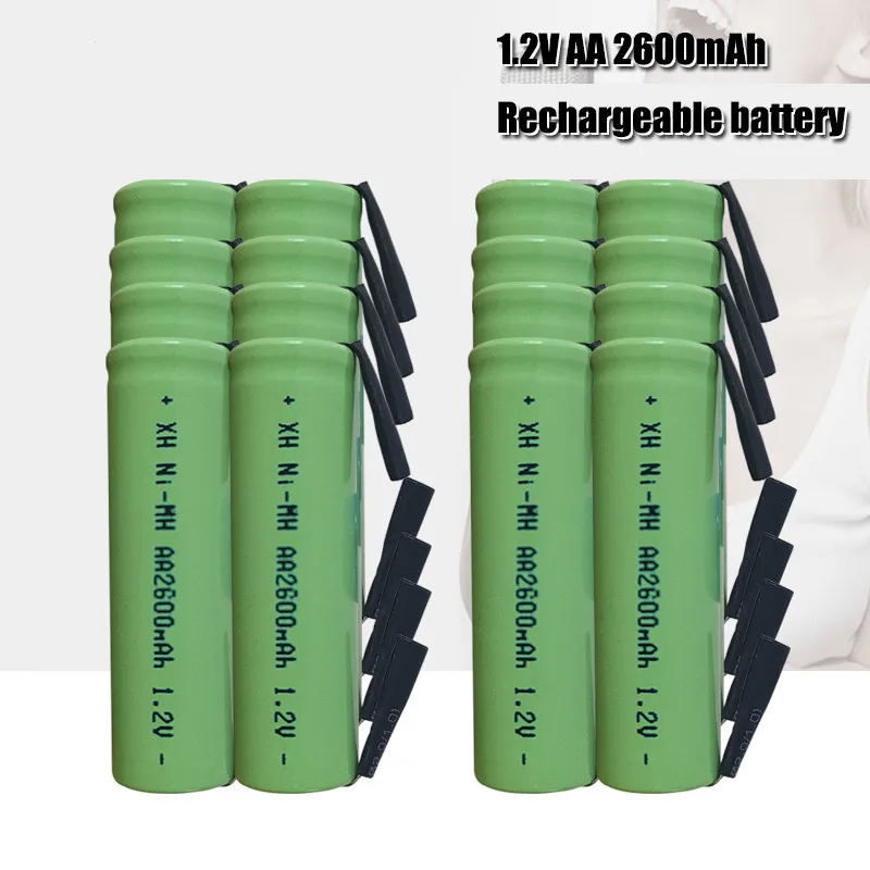 Новая перезаряжаемая батарея 1,2 в AA 2600 мАч Ni-MH cell Green shell с сварочными вкладками
Новая перезаряжаемая батарея 1,2 в AA 2600 мАч Ni-MH cell Green shell с сварочными вкладками